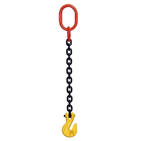 1 Leg Chain Sling+Clevis Cradle Grab Hook