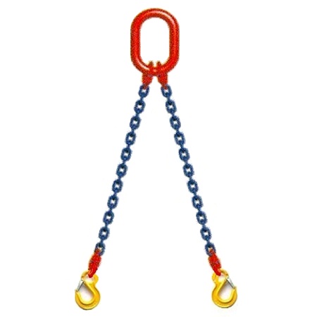 2 Legs Chain Sling+Eye Hook A327