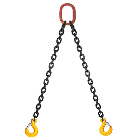2 Legs Chain Sling+Clevis Hook A339