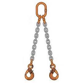 2Leg Chain Sling+Self Locking Eye Hook
