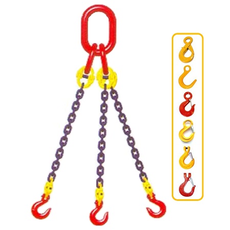 3 Legs Chain Sling+Hooks